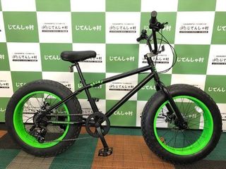 BRONX 20 DD Matte Black x Lime ファットバイク レインボー.jpg