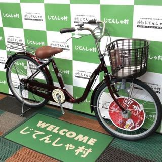 アサヒサイクル リーセス(TUL3)マルーン ミニサイクル 斜め.jpg