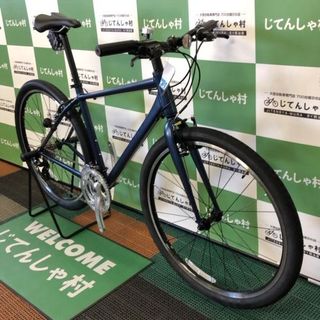 GIANT グラビエ(GRAVIER) クロスバイク サテンネイビー 斜め.jpg